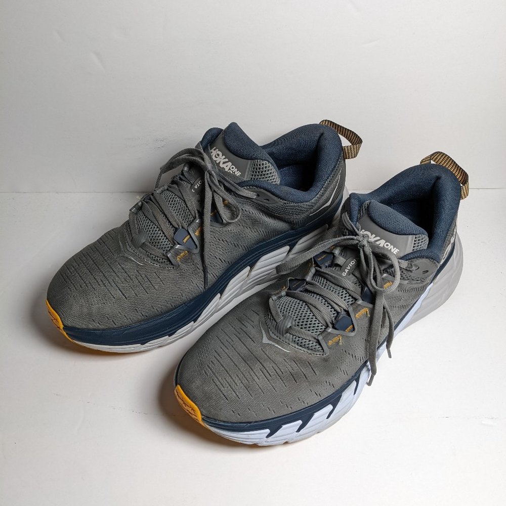Men's Hoka One One Gaviota 3 - size 12(D) Gray/ 1113520-CGOB